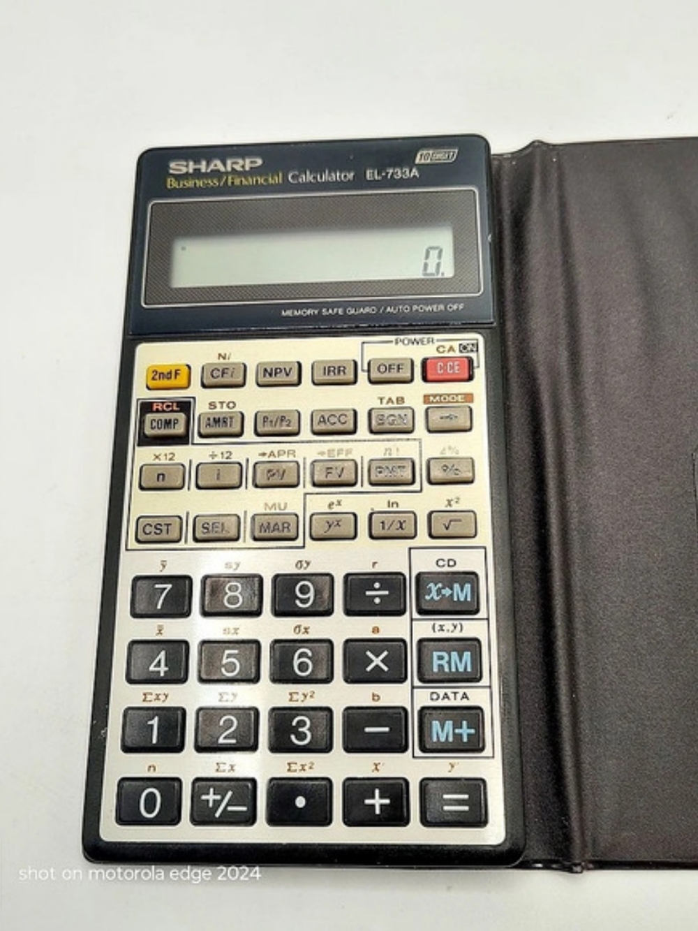 Sharp EL-733A Business/Financial Calculator Black